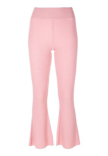 Cashmere In Love cashmere Candiss flared knit trousers - Pink