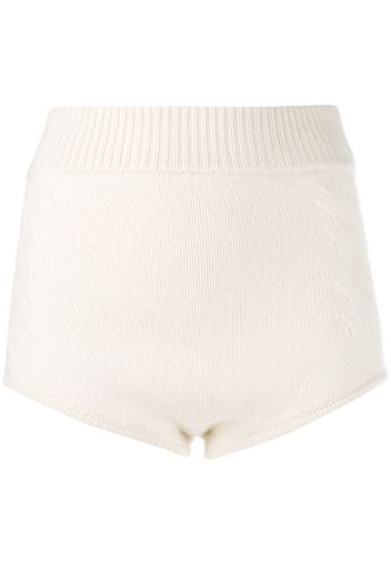 Cashmere In Love knit Mimie shorts - White