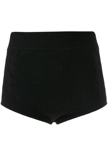 Cashmere In Love Mimie knitted knicker shorts - Black