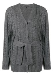 Cashmere In Love cashmere blend cable knit cardigan - Grey