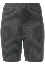 Cashmere In Love Mira knitted biker shorts - Grey