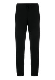 ribbed-knit track pants