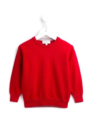 Cashmirino Round neck jumper - Red