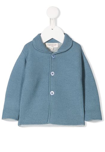 Cashmirino button-up cardigan - Blue