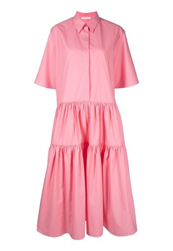 Cecilie Bahnsen Primrose flared shirtdress - Pink