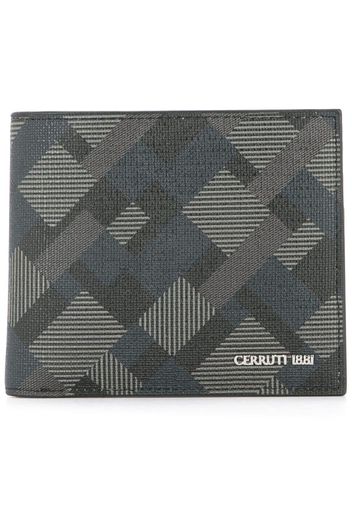 Cerruti 1881 geometric pattern bifold wallet - Black