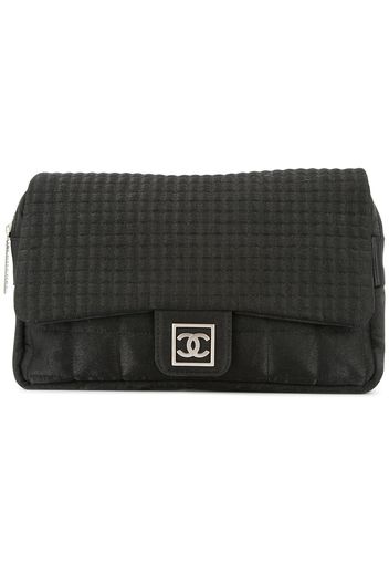 Chanel Pre-Owned square square quilted backpack - Black