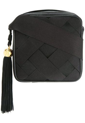 Chanel Pre-Owned CC fringe shoulder bag - Black