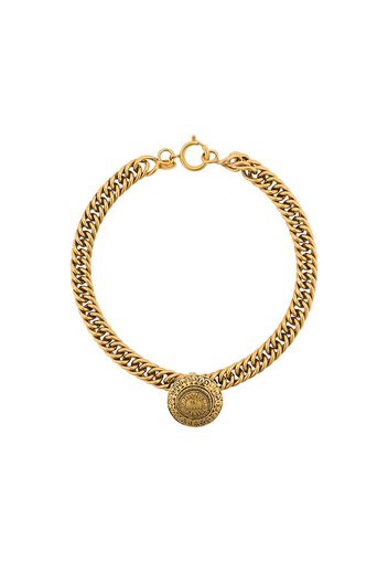 Chanel Pre-Owned 1980s 18kt Gold Plated Brass Collar Necklace