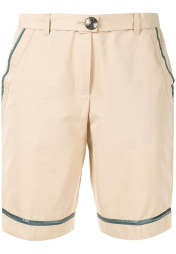 Chanel Pre-Owned CC button shorts - Brown