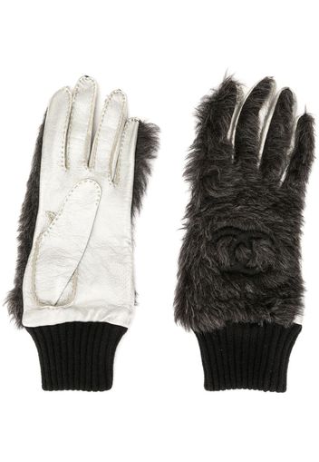 Chanel Pre-Owned CC logos gloves - Black