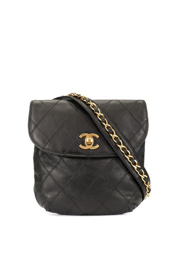 Chanel Pre-Owned flap belt bag - Black