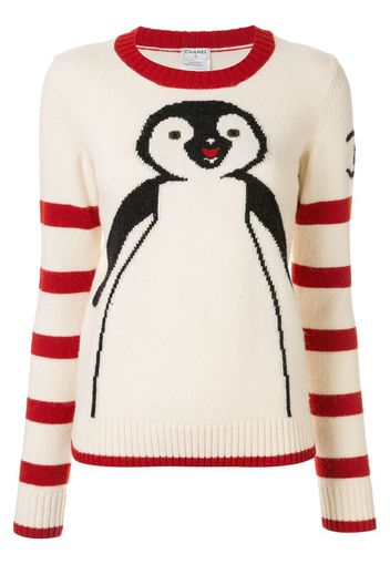 penguin intarsia jumper