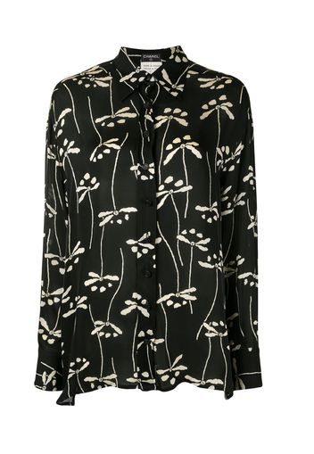 1998 floral print silk shirt