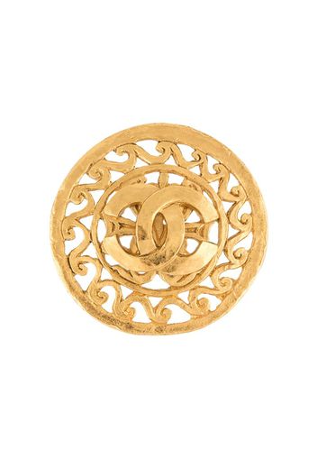 1995 CC medallion brooch