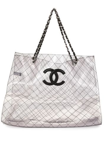 2007-2008 CC Jumbo double chain tote bag