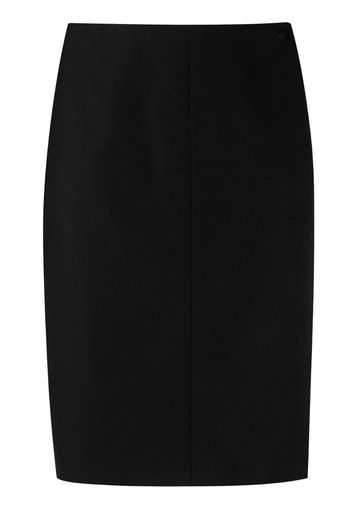 high-waist straight-fit skirt