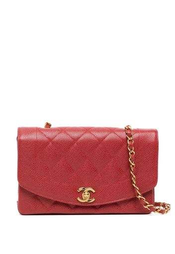 CHANEL Pre-Owned 1995 small Diana shoulder bag - Red