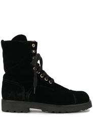 Chanel Pre-Owned logos ankle boots - Black