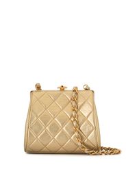 1997 diamond quilted metallic shoulder bag