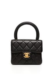 CHANEL Pre-Owned 1990-2000s mini Classic Flap square handbag - Black