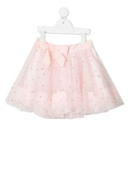 Charabia ribbon tie tulle skirt - Pink