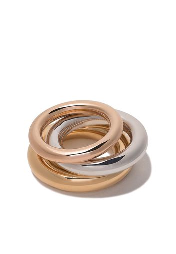 Charlotte Chesnais Brahma set of rings - Metallic