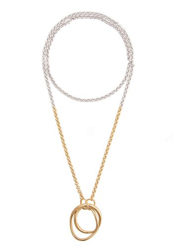 Charlotte Chesnais ring pendant necklace - Metallic