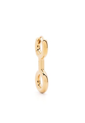 Charlotte Chesnais Binary Chain huggie earring - Gold