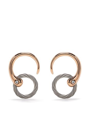 Charriol Infinity Zen earrings - Gold