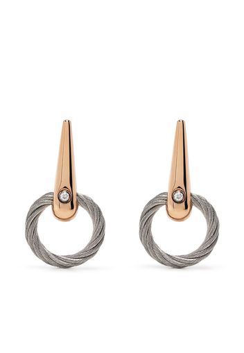 Charriol Infinity Zen earrings - Silver