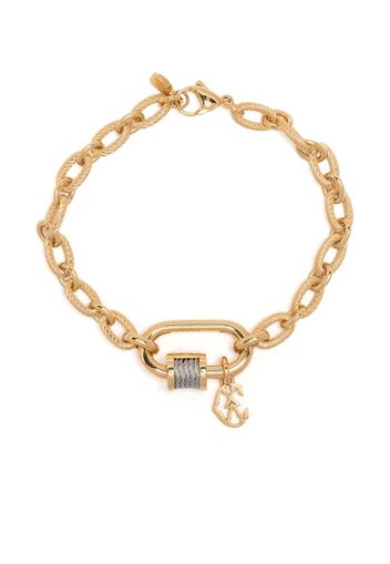 Charriol Forever Lock rope-detail bracelet - Gold