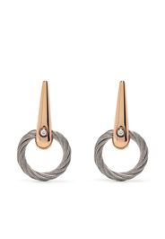 Charriol Infinity Zen earrings - Silver