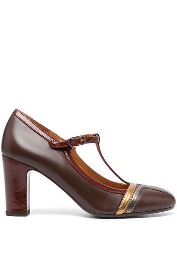 Chie Mihara Mary Jane side-buckle pumps - Brown