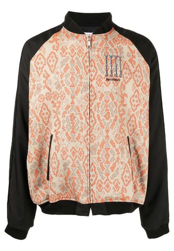 Children Of The Discordance patterned-jacquard bomber jacket - MULTICOLOR