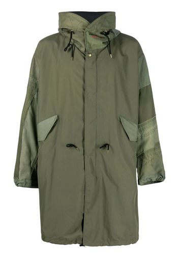 Children Of The Discordance drawstring-hood parka coat - Green