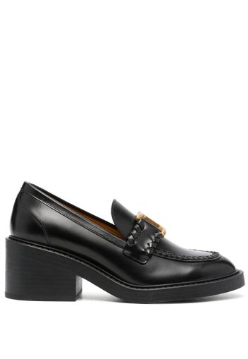 Chloé Marcie leather loafers - Black