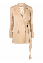 Chloé notched-lapel single-breasted jacket - Neutrals