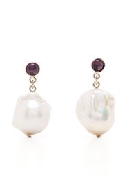 Chloé Darcey pearl drop earrings - White