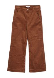 Chloé Kids corduroy cotton trousers - Brown