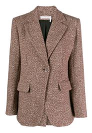 Chloé virgin wool-blend blazer - Brown