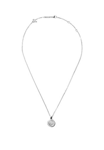 Chopard 18kt white gold Happy Diamond Icons pendant necklace