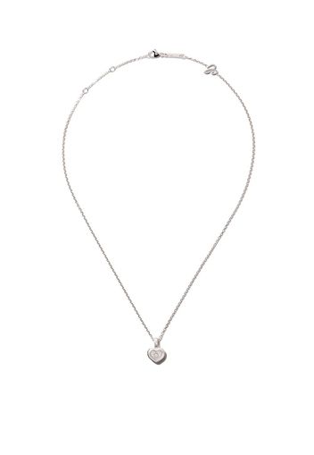 Chopard 18kt white gold Happy Diamonds Icons necklace