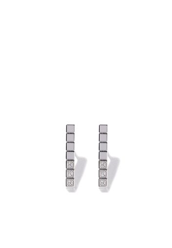 Chopard 18kt white gold Ice Cube Pure diamond earrings - Fairmined White Gold