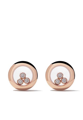 Chopard 18kt rose gold Happy Diamonds Icons ear pins