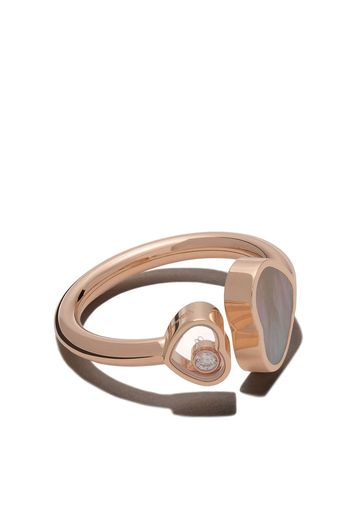 Chopard 18kt rose gold Happy Hearts diamond ring