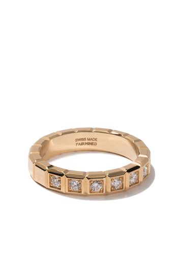 Chopard 18kt yellow gold Ice Cube diamond ring - Fairmined Yellow Gold