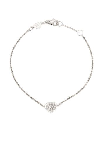 Chopard 18kt white gold My Happy Heart diamond bracelet - Silver