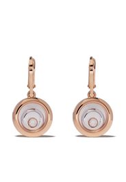 18kt rose and white gold diamond Happy Spirit earrings