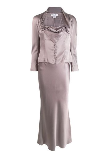 Christian Dior Pre-Owned two-piece skirt suit - Grey